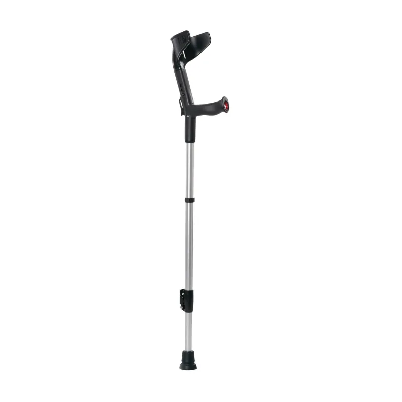 A heavy-duty forearm crutch