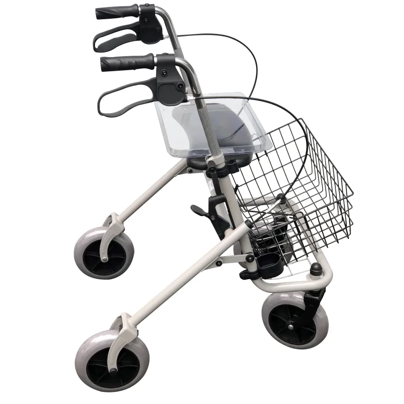 A heavy-duty rollator