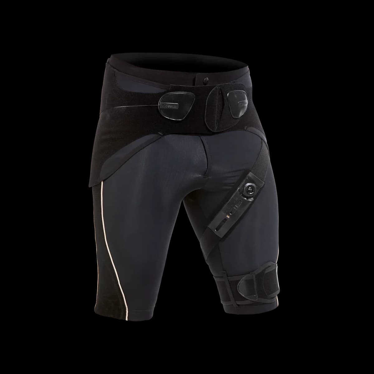 Össur Unloader Hip brace, worn like a pair of shorts with straps around the thigh