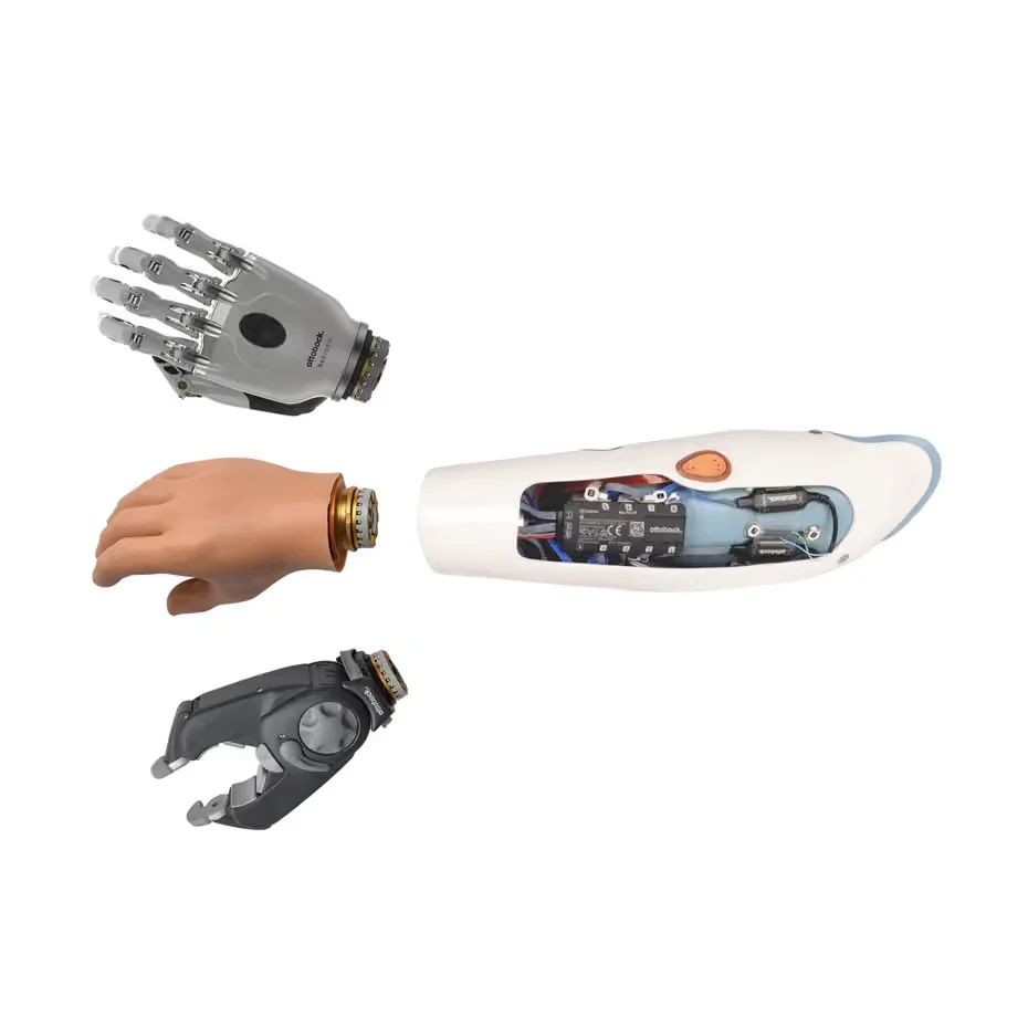 Ottobock MyoBock hands, a gripper and a forearm